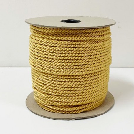 CORDONCINO 3 CAPI ORO 3 MM 100 MT