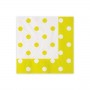 TOVAGLIOLI POIS GIALLO 25X25