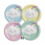 8 PIATTI MIX ø 18 CM RAINBOW CLOUD