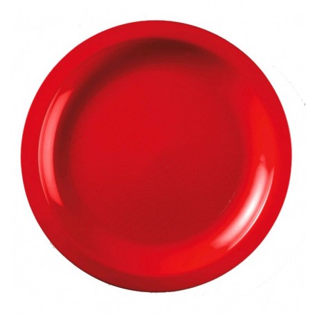 PIATTO DESSERT ROSSO 18,5 CM PZ 25