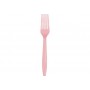 FORCHETTE IN PLASTICA ROSA PZ 24