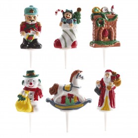 FIGURE NATALE PLASTICA 6 MODELLI 1PZ