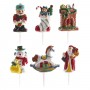 FIGURE NATALE PLASTICA 6 MODELLI 1PZ