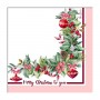 16 TOV.LI 33X33 CM CHERRY CHRISTMAS