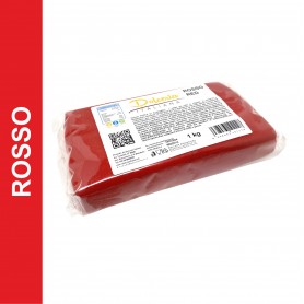 PASTA DI ZUCCHERO ROSSA 1 KG - DOLCERIA