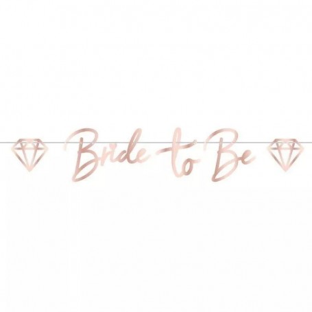 FESTONE LETTERE BRIDE TO BE 1,58 MT