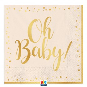 16 TOVAGLIOLI 33 X 33 CM OH BABY