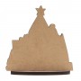 CAKE TOPPER MERRY CHRISTMAS 11X11CM