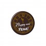 OROLOGIO CIOCCOLATO NERO HAPPY NEW YEAR