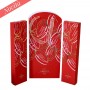 BAGS ROSSO NATALIZIA CONT. 2 ASTUCCI