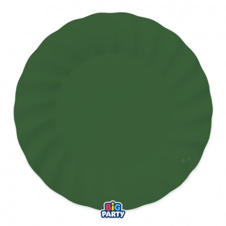 6 PIATTI 30CM WAVY VERDE FORESTA