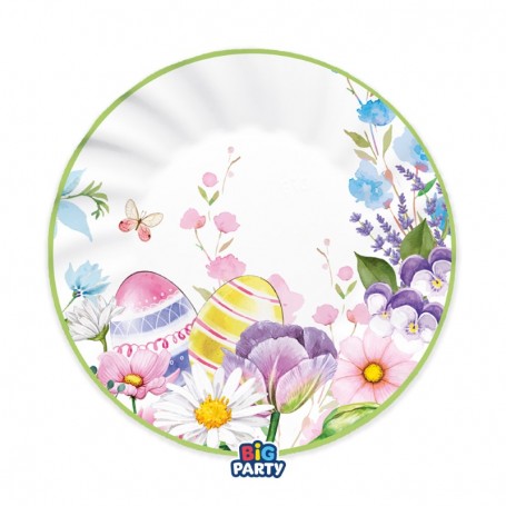 6 PIATTI 20CM FLORAL EASTER