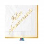 16 TOV.LI 25X25CM FELICE ANNIVERSARIO